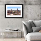 Khodja Mosque Minarets, Khiva Wall Art