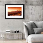 Red Rock Canyon Sunset Wall Art