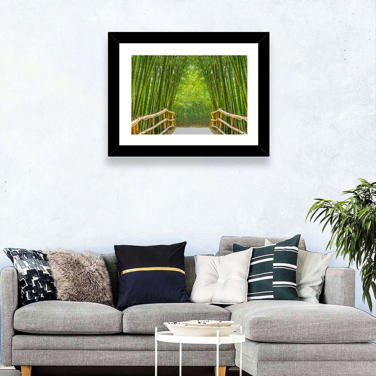 Bamboo Alley Wall Art
