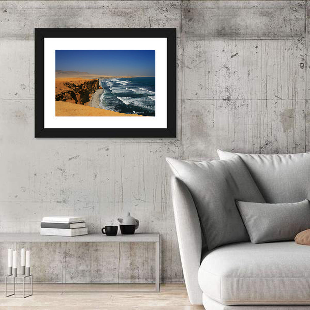 Red Cliffs of Paracas Wall Art