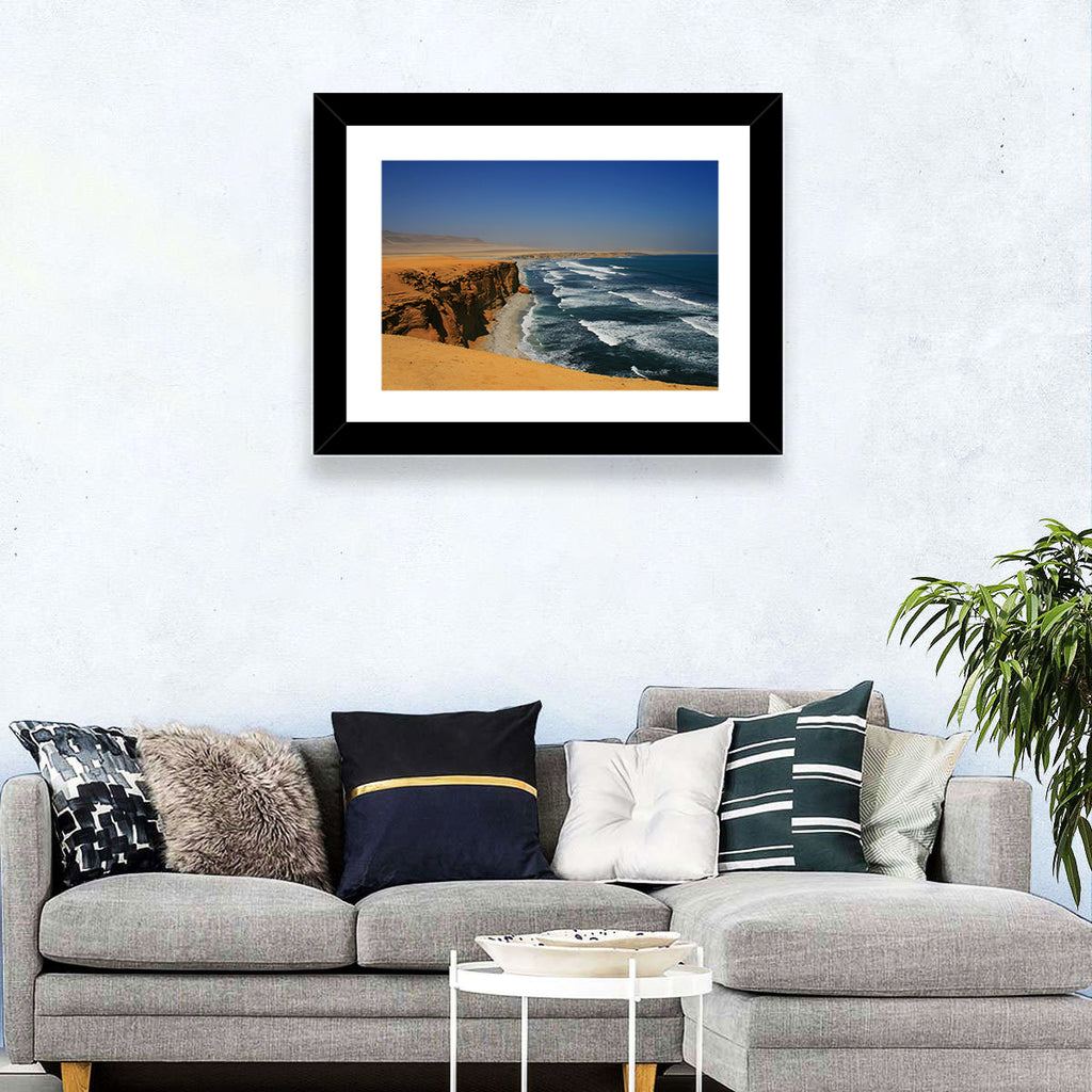 Red Cliffs of Paracas Wall Art