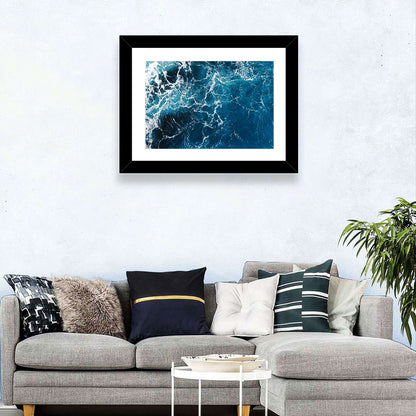 Sea Water Texture Abstract Wall Art