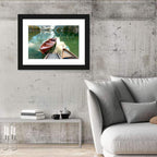 Autumn Lake with Wooden Boats Wall Art