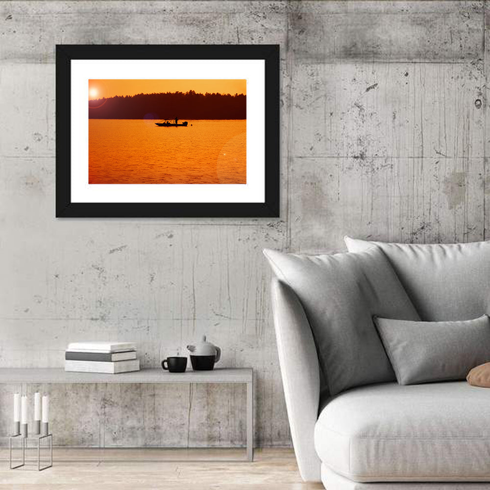 Lake James Sunset Wall Art