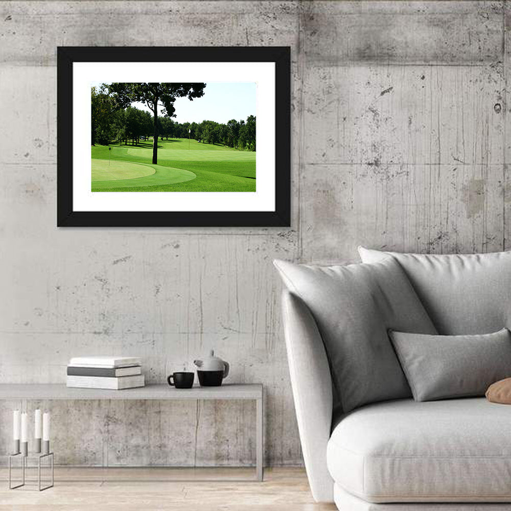 Oklahoma Golf Course Greens Wall Art