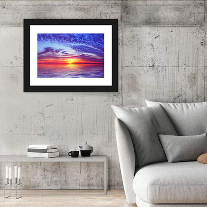 Bay Beach Sunset Wall Art