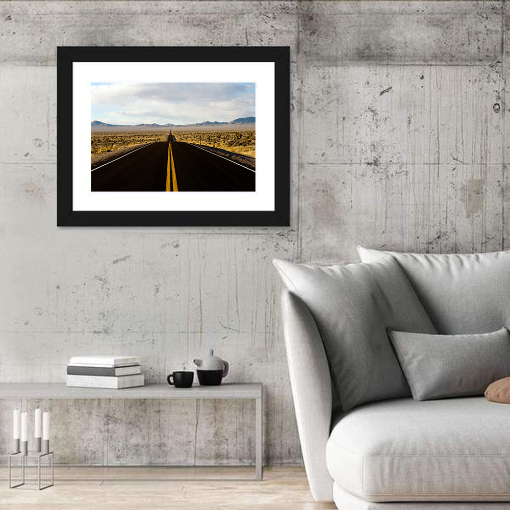 Nevada Desert Highway Wall Art