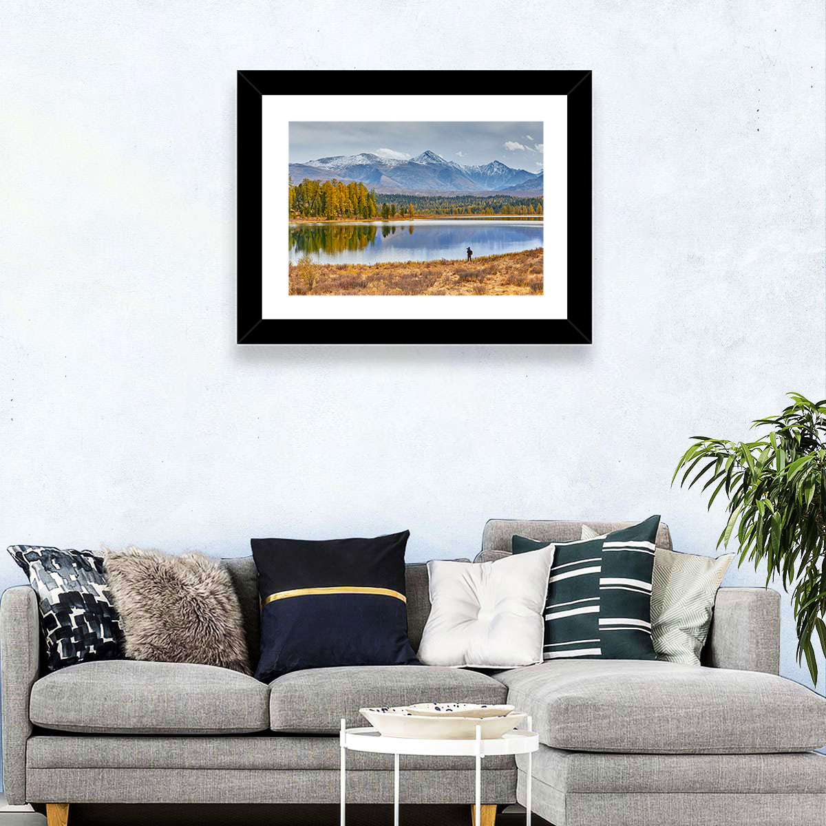 Scenic Mountain Lake Wall Art