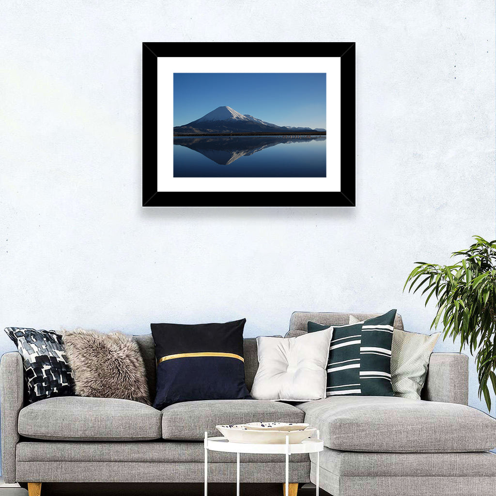 Chungara Lake Reflection Wall Art