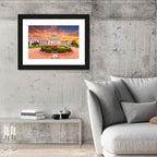 Arkansas State Capitol at Sunset Wall Art