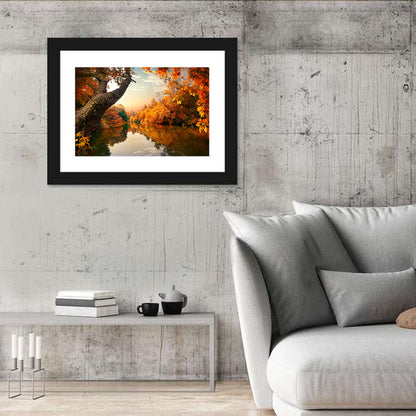 Calm Autumn River Wall Art