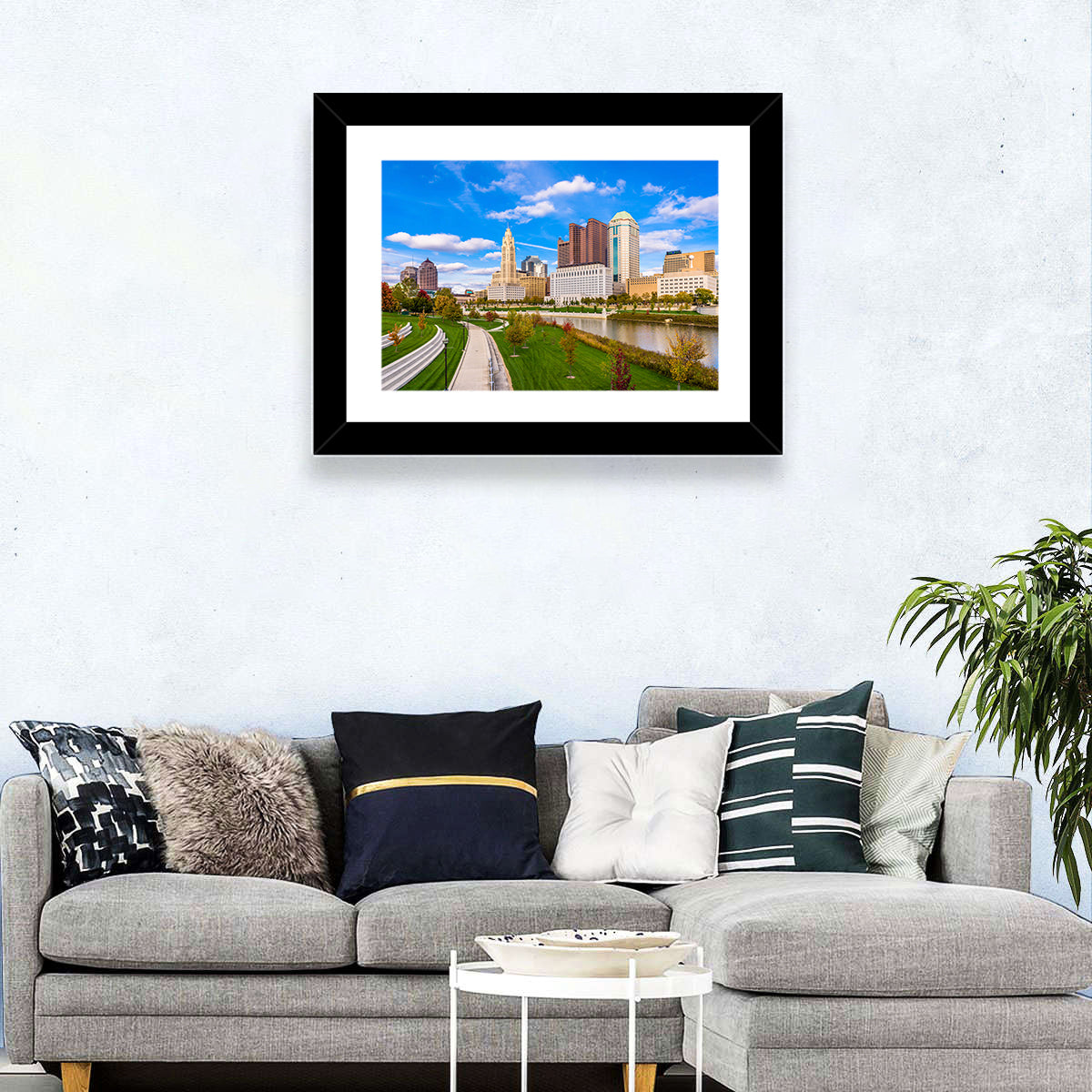 Columbus Skyline Wall Art