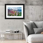 Mount Lenin Glacial Valley Wall Art