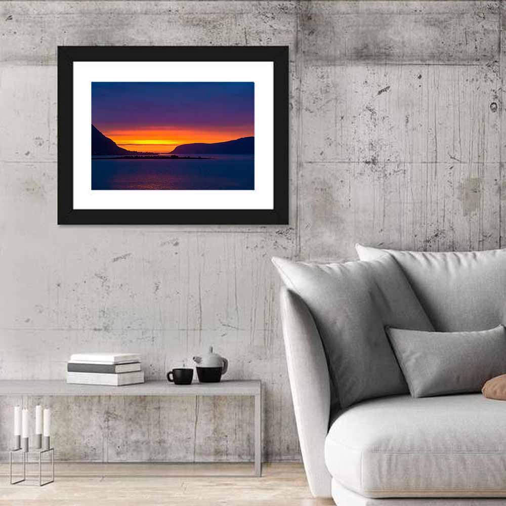 Norwegian Sea Sunset Wall Art