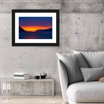 Norwegian Sea Sunset Wall Art
