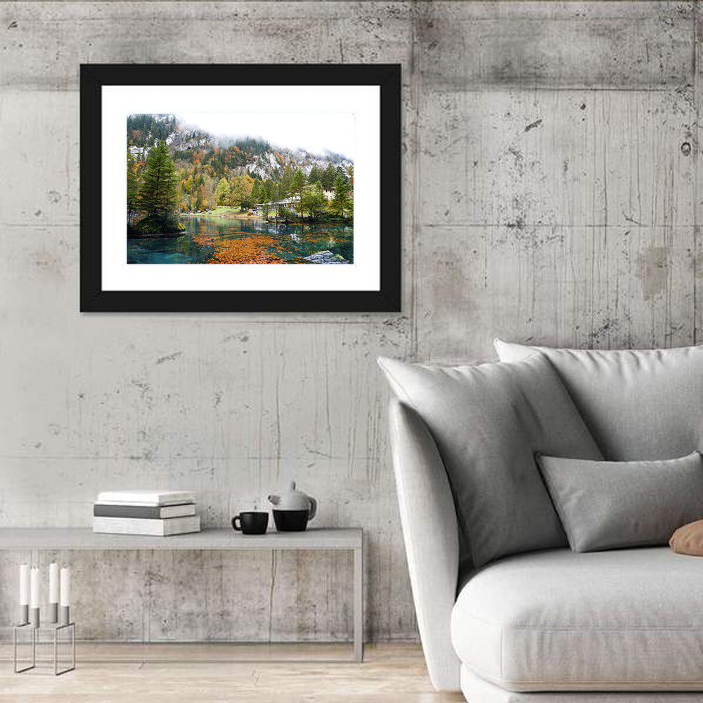 Blausee Autumn Lake Wall Art