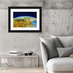 East Africa Great Lakes from Space Wall Art