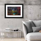 Plitvice Lakes Autumn Waterfalls Wall Art
