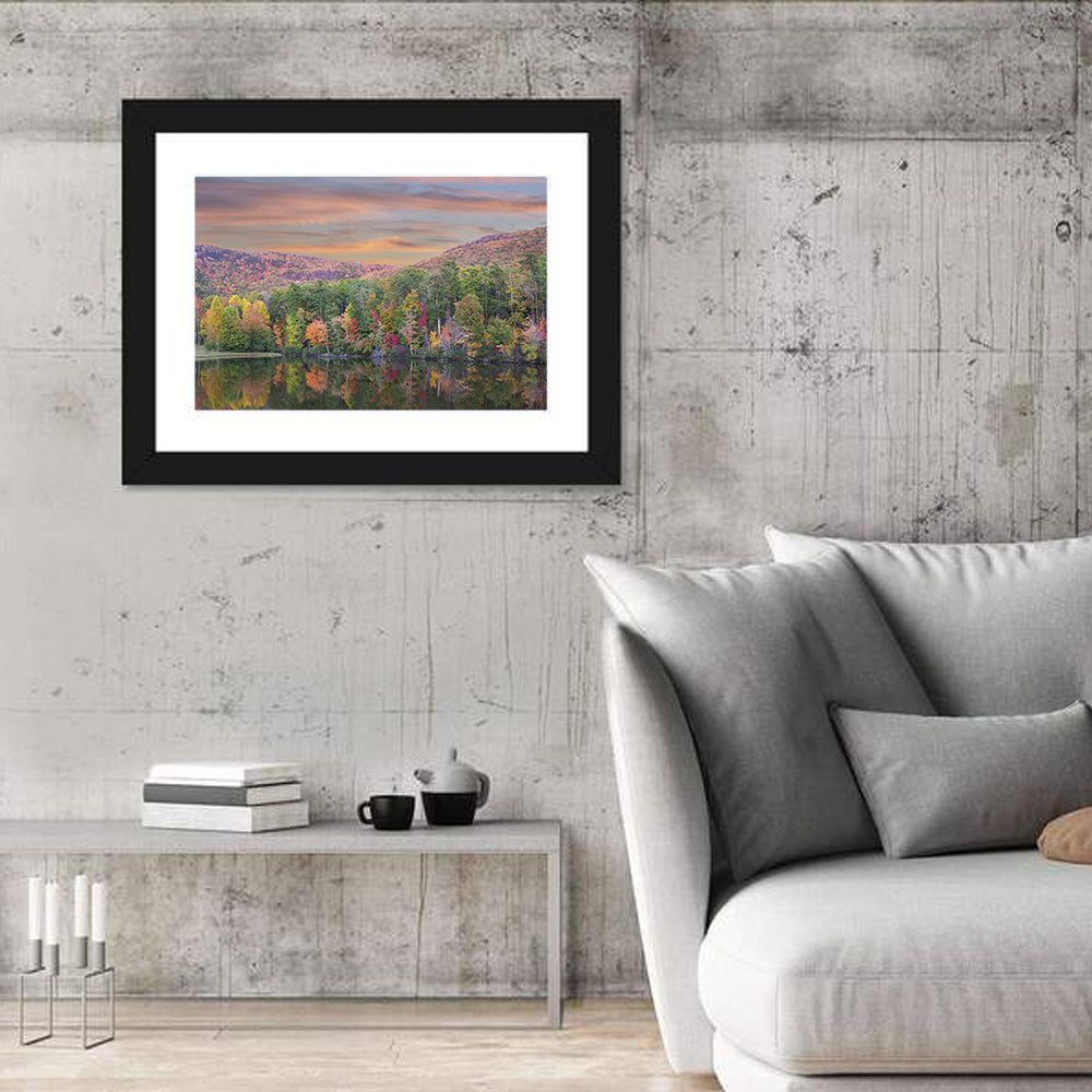 Cheaha State Park Lake Wall Art in a room, landscape