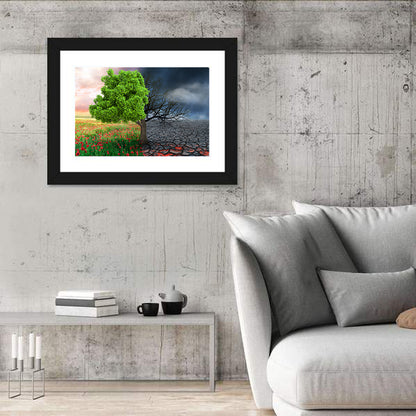 Climate Change Concept Wall Art
