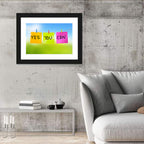 Yes You Can Post-it Notes Wall Art
