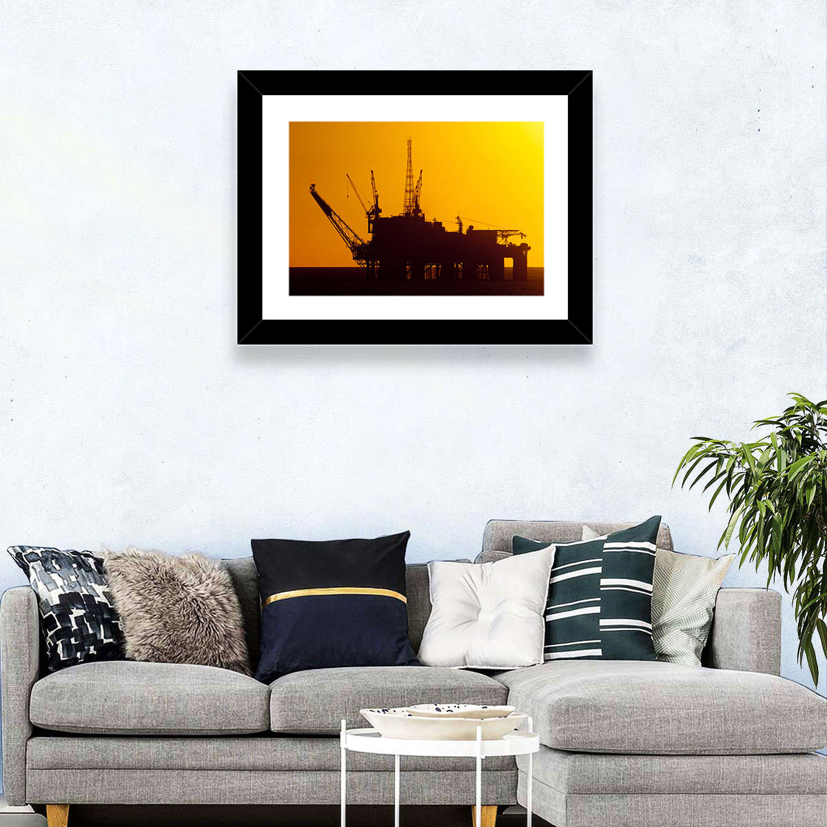 Oil Rig Wall Art
