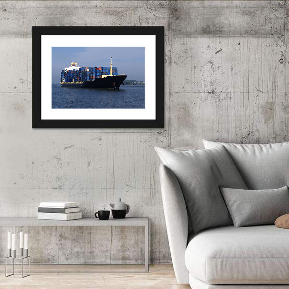 Container Ship Wall Art