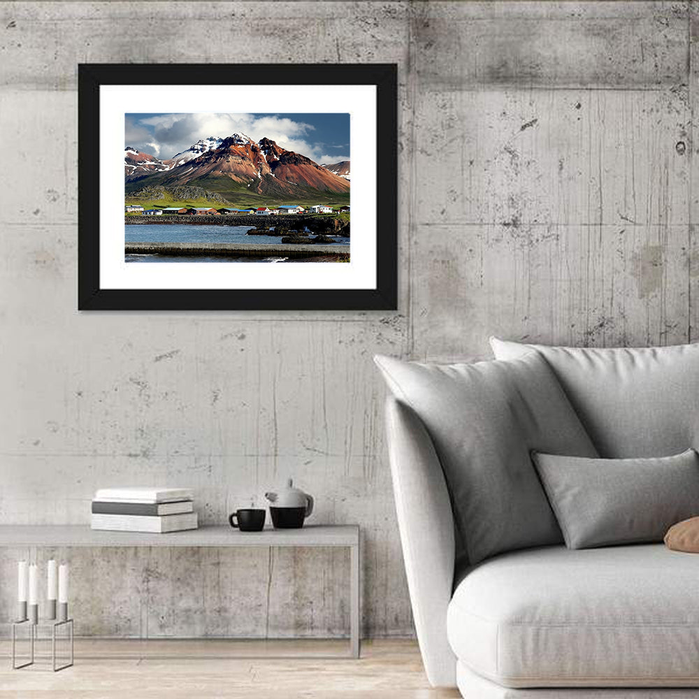 East Fjords Harbor Village Wall Art
