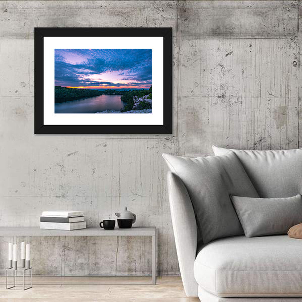 Lake Minnewaska Sunset Wall Art