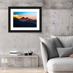 Helambu Mountain Range at Sunrise Wall Art