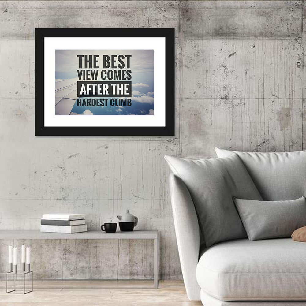 After the Hardest Climb Wall Art