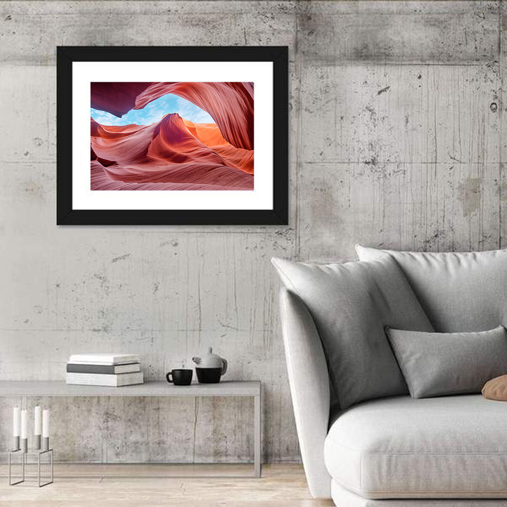Antelope Canyon, Page Wall Art in a room, landscape