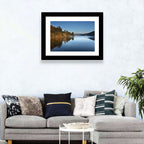 Lake Vyrnwy Golden Hour Reflection Wall Art