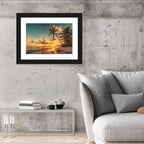 Golden Hour Palm Beach Sunset Wall Art