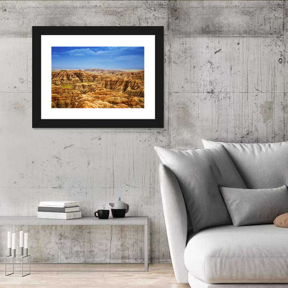 Badlands National Park Ii Wall Art in a room, landscape