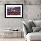 Al-saleh Mosque at Dusk Wall Art