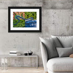 Four Seasons Winding Road Wall Art