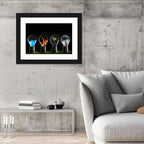 Elemental Light Bulbs Wall Art