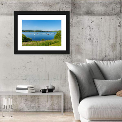 Boats On Llyn Brenig Wall Art