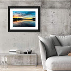 Lake Hemet Sunrise Reflection Wall Art