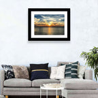 Texoma Lake Sunset Wall Art