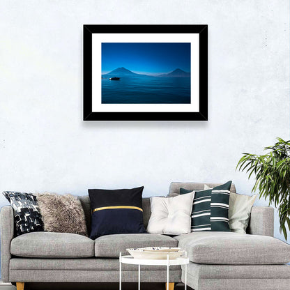 Boat At Lake Atitlan Wall Art