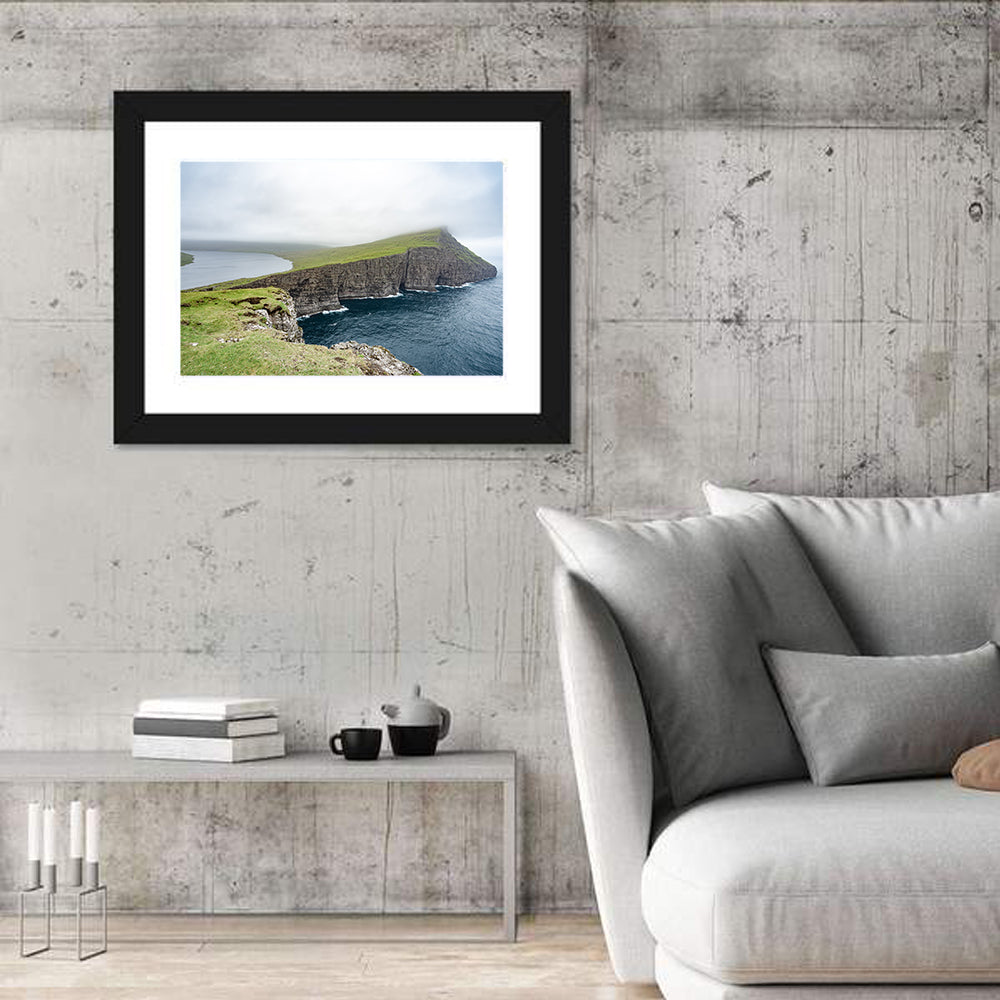 Tralanipan Cliffs Wall Art in a room, landscape