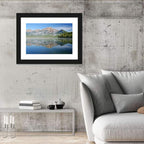 Pyramid Mountain Reflection Wall Art