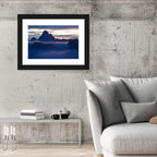 Dolomites Sunrise Silhouette Wall Art