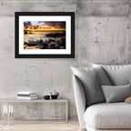Phillip Island Sunset Silhouettes Wall Art