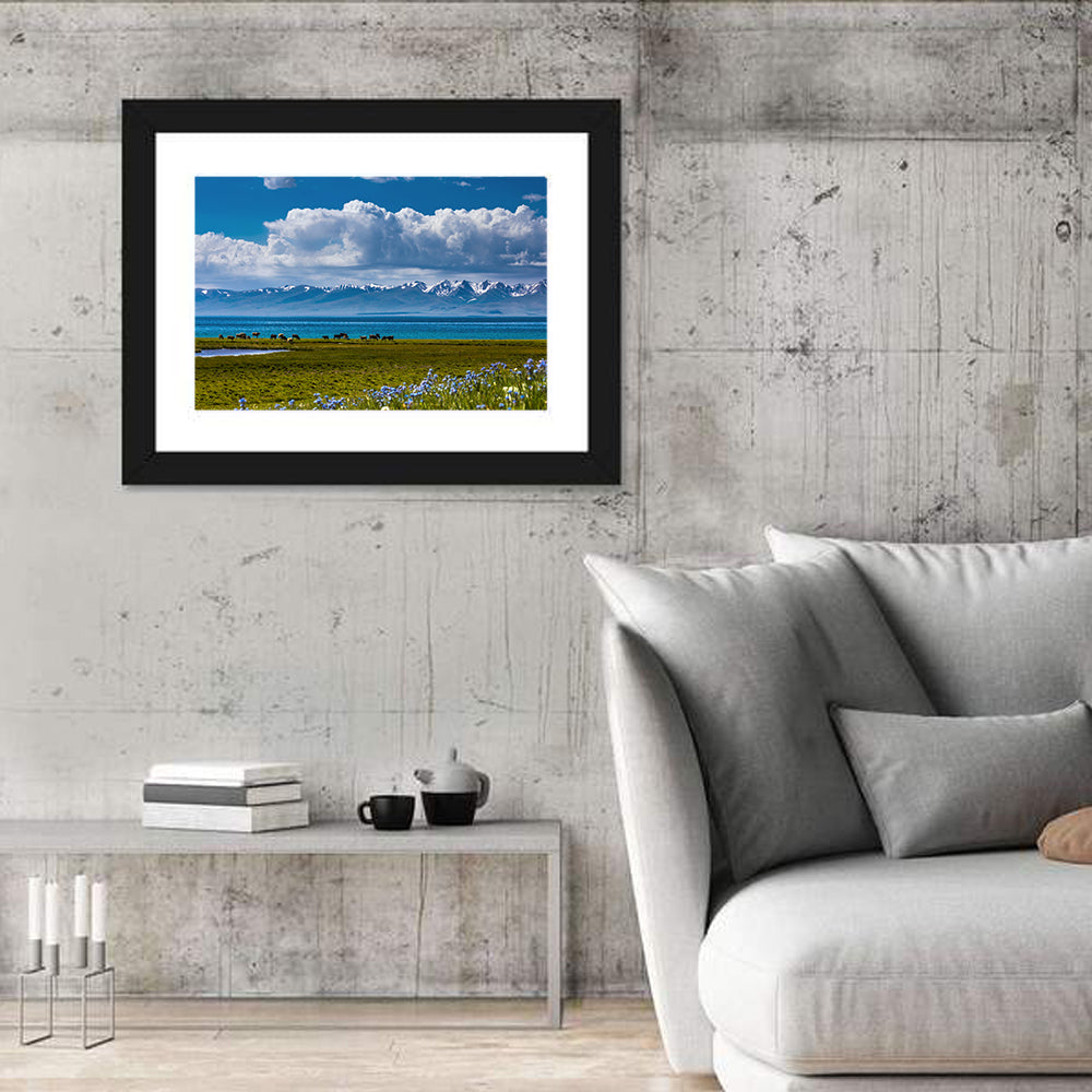 Song Kol Wildflower Shore Wall Art