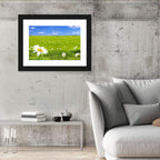 Spring Daisy Meadow Wall Art