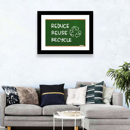 Reduce - Reuse - Recycle Wall Art