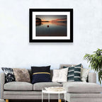 Lake Lanier Buoys at Sunset Wall Art